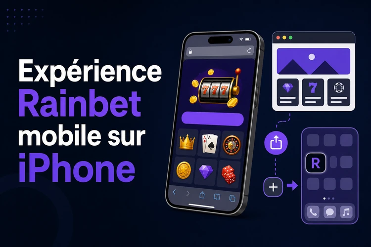 Expérience Rainbet mobile, Rainbet iOS et application pour iPhone