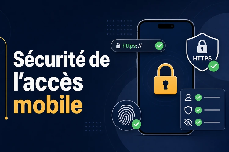 Vérifications, sécurité et limites de l’accès mobile