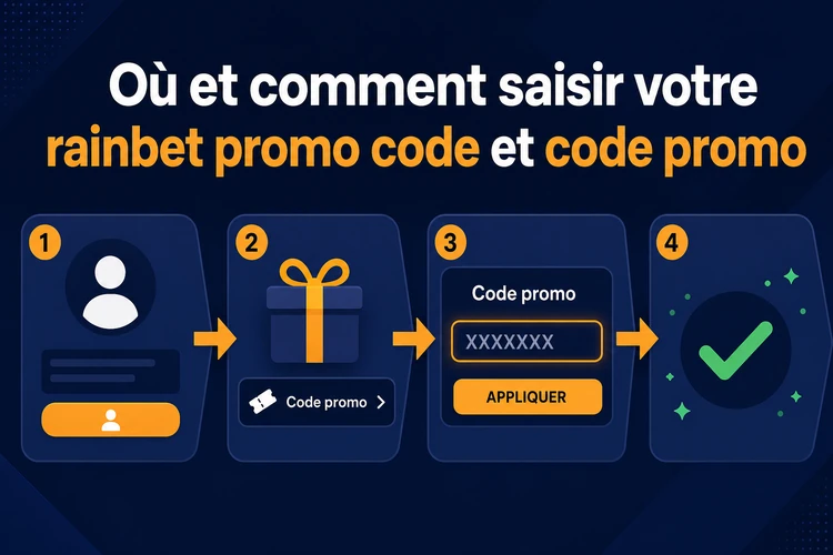 Où et comment saisir votre rainbet promo code et code promo