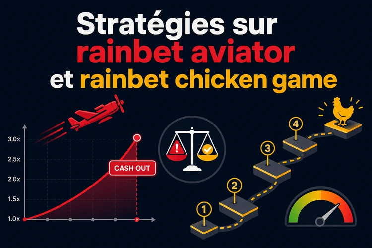Stratégies sur rainbet aviator et rainbet chicken game