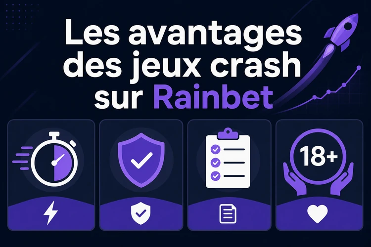 Les avantages des jeux crash sur Rainbet